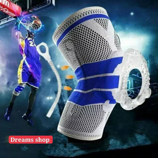 دعامة الركبة الأمامية من السيليكون، للجنسين Genouillère, support avant pour genou