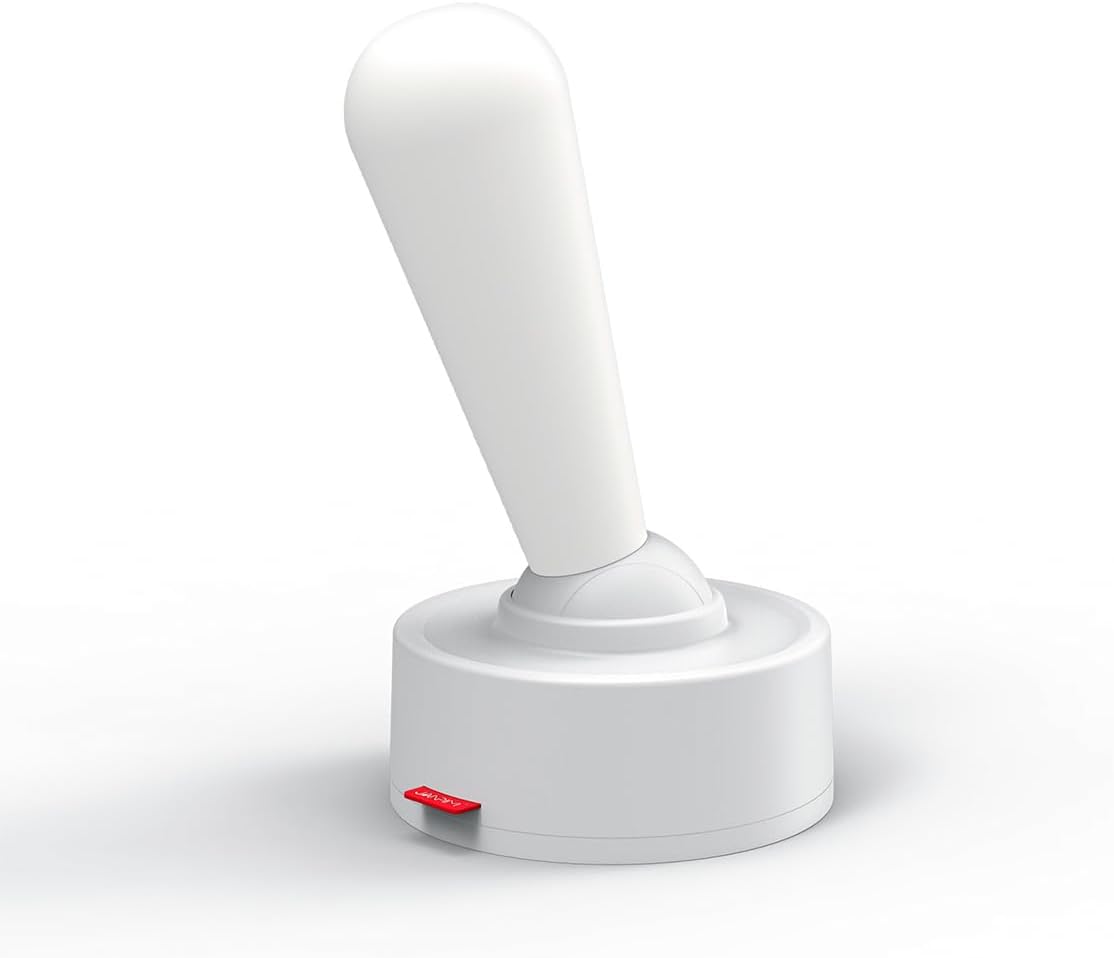 مصباح ليلي محمول يعمل بمفتاح تبديل، مزود بعصا تحكم، قابل لإعادة الشحن Lampe à interrupteur à levier, veilleuse portable avec joystick