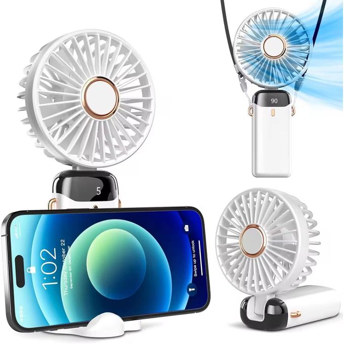 مروحة صغيرة محمولة قابلة للطي وقابلة لإعادة الشحن عبر منفذ Mini ventilateur portable USB rechargeable pliable USB