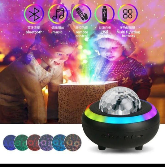 Lampe de projection ciel étoilé coloré