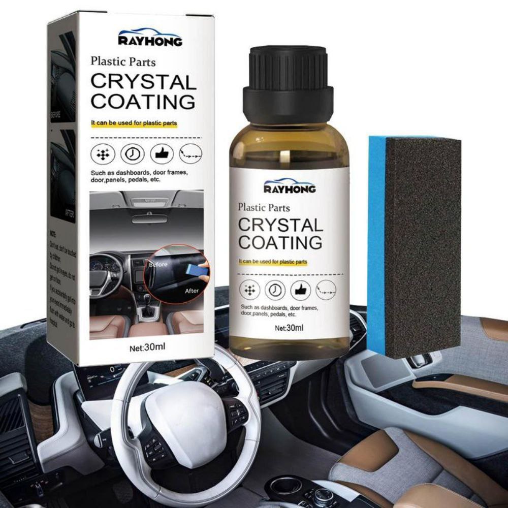 Crystal Coating Revêtement Cristal pour Voiture طلاء كريستالي للسيارات، طلاء كريستالي للأجزاء البلاستيكية