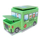 Boîte de Rangement Multifonctionnelle en forme d'autobus صندوق تخزين متعدد الوظائف على شكل حافلة