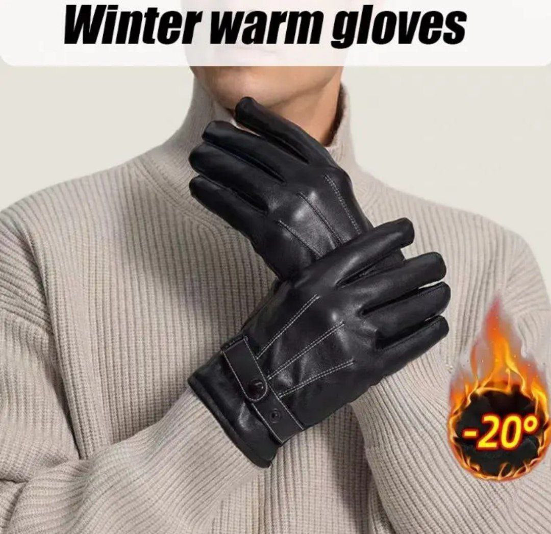 قفازات شتوية أنيقة للرجال Gants d'hiver mitaine à la mode pour homme