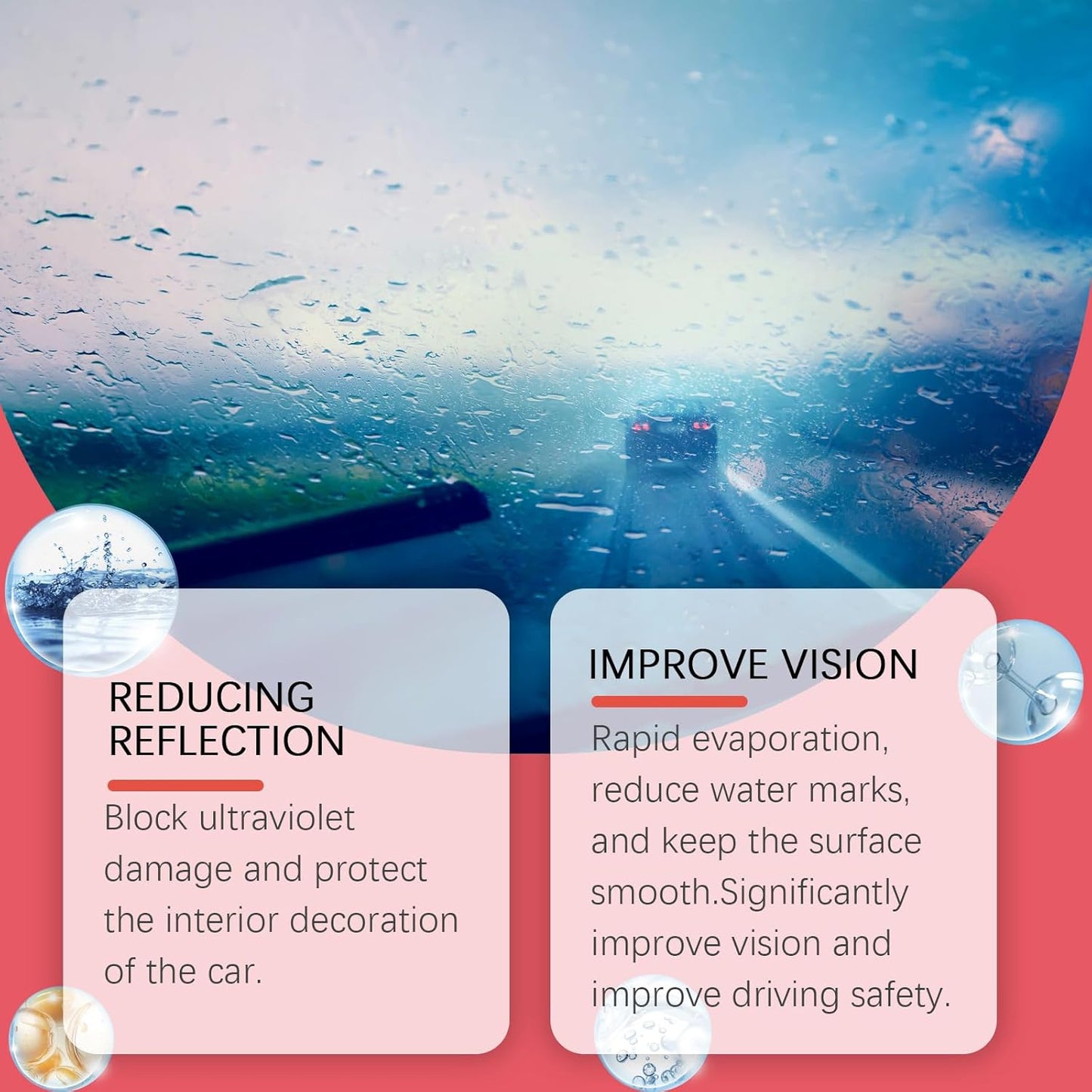 Oil Film Cleaning Brush فرشاة تنظيف الزجاج الأمامي، غشاء مقاوم للزيوت لنوافذ السيارة، فرشاة متعددة الوظائف