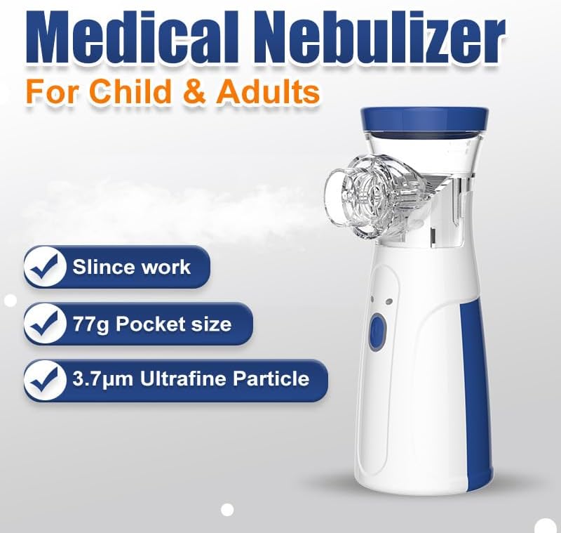 جهاز استنشاق رذاذي محمول، طراز JSL-W302 Nébuliseur maillé portable