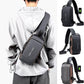 حقيبة يد USB متعددة الوظائف للرجال Sac à bandoulière USB antivol multifonction pour hommes