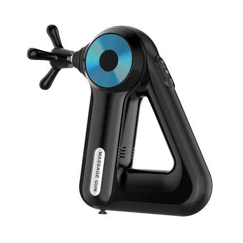 Pistolet de Massage triangulaire Pro 12 têtes جهاز تدليك العضلات والأنسجة الضامة، بستة مستويات
