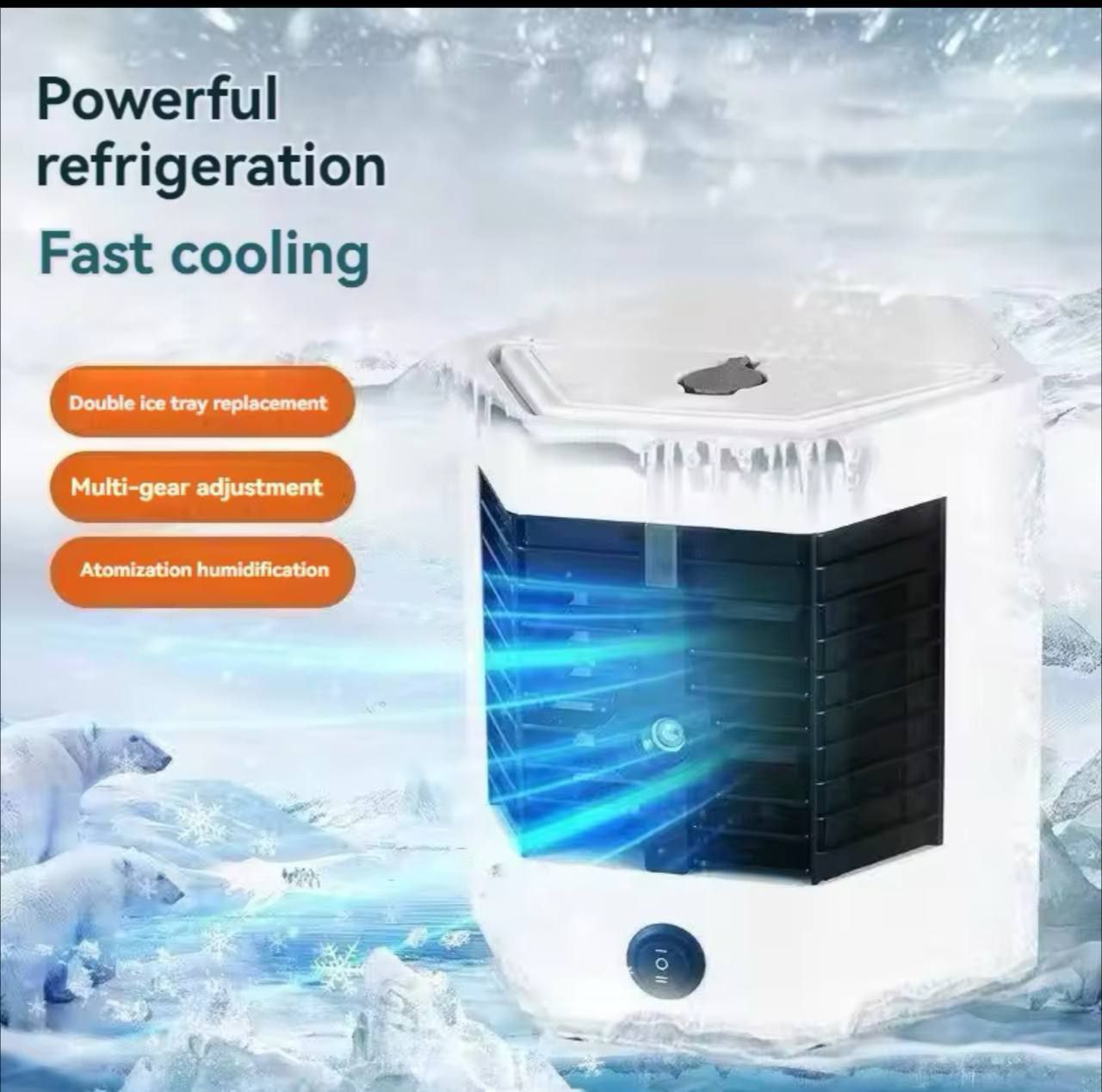 Mini Climatiseur portable USB pour maison مكيف هواء صغير محمول يعمل بمنفذ USB للمنزل والمكتب والسيارة
