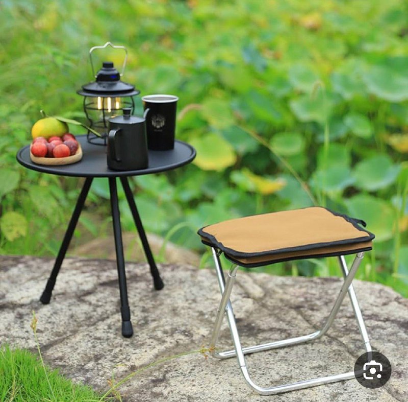 Tabouret pliant de camping ultra-compact
