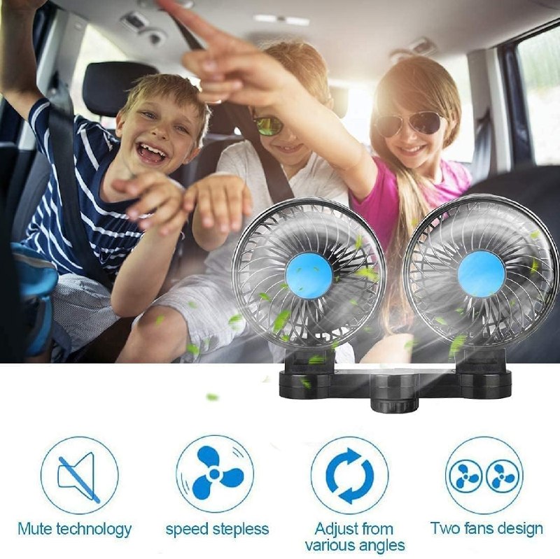 Ventilateur Voiture Arrière Siège Fraîcheur مروحة سيارة لتبريد المقعد الخلفي