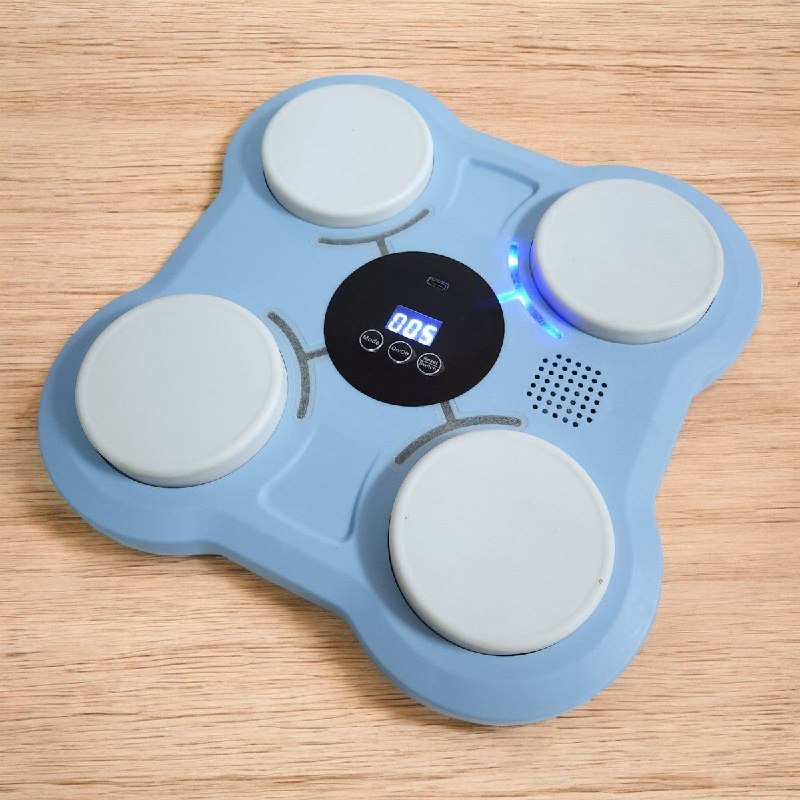 Kids Interactive Boxing Pad with Stickers جهاز الملاكمة التفاعلي للأطفال مزود بملصقات شخصيات ممتعة وأضواء تفاعلية