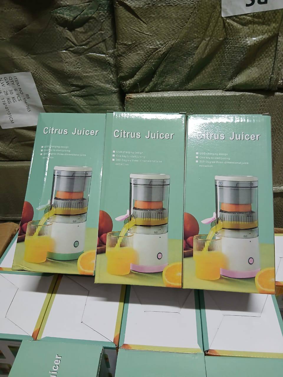 Citrus Juicer Mini Presse-agrumes éléctrique portable jus479, Chargeur USB عصارة حمضيات كهربائية صغيرة محمولة