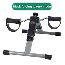 Leg Pedal Exerciser Mini vélo d'exercice portable avec pédales machine de musculation vélo d'entraînement des jambes et des bras