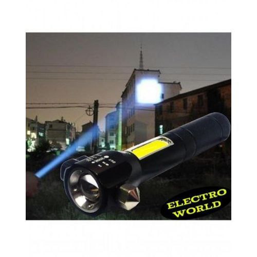 مصباح يدوي متميز متعدد الإستعمالات Lampe de poche led lumineuse avec 5 mode et deux lampe d'éclairage