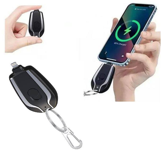 شاحن طوارئ محمول صغير Mini Power Bank  Mini chargeur de secours portable de 1500 mAh en forme de clé