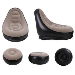 أريكة قابلة للنفخ للاستخدام المنزلي Fauteuil Gonflable avec Repose-Pieds