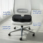 coussin de siège iTom est conçu pour offrir un soutien orthopédique وسادة مقعد من iTom بميموري فوم لدعم أسفل الظهر 43x36x5 سم