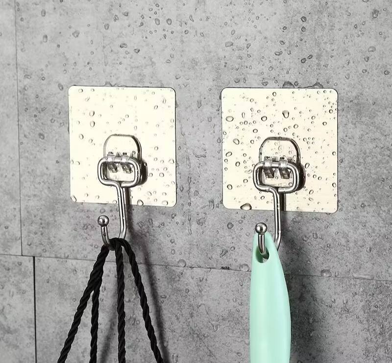 10 قطع من شماعات الحائط الشفافة المصنوعة 0pcs Support mural auto-adhésif en PVC Transparent