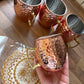 Tasses en cuivre Moscow Mule Mug أكواب نحاسية 2pcs