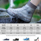 أغطية أحذية قابلة لإعادة الاستخدام وقابلة للطي ومقاومة للماء Couvre-chaussures imperméables réutilisables et pliables avec semelle en caoutchouc
