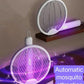 Tapette à moustiques électrique pliable مضرب كهربائي قابل للطي 2 في 1 للبعوض مزود بضوء فوق بنفسجي مدمج
