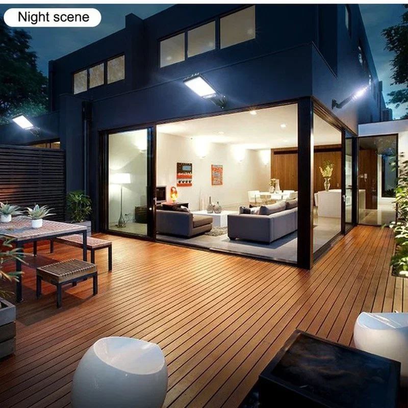 كشاف ضوئي يعمل بالطاقة الشمسية Projecteur Solaire LED 100W  Lampes Solaires avec Détecteur de Mouvement, Étanche pour Cour, Jardin, Garage