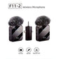 Double Microphone sans fil Wireless microphone F11-2