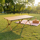 طاولة تخييم قابلة للطي، طاولة جانبية للتخييم، مكواة شواء Table de Camping Pliante, Table d'appoint de Camping, Fer à Barbecue