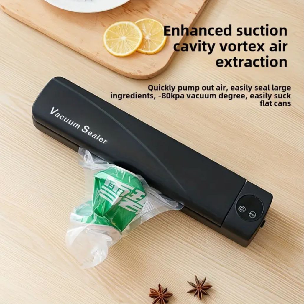 Scelleuse Sous Vide, Scelleuse à Vide avec Sacs de Fraîcheur جهاز تفريغ الهواء، جهاز تفريغ الهواء مع أكياس للحفاظ على النضارة،