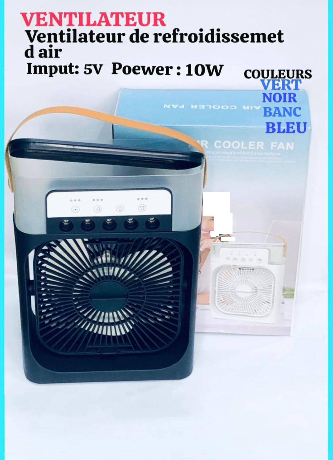 Mini ventilateur de refroidissement d'air portable مروحة تبريد هواء صغيرة محمولة
