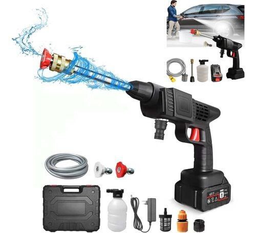 مسدس رش المياه الكهربائي القابل للشحن مع بطاريتين Pistolet  Pulvérisateur d'eau rechargeable 48 V avec double batterie
