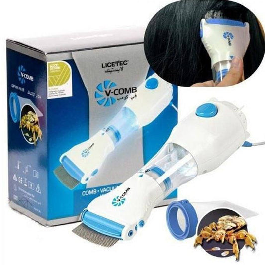 V-COMB Peigne anti-poux électrique مشط كهربائي للقمل