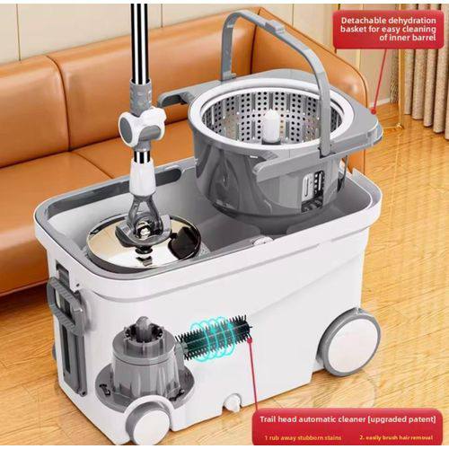 Mop Maestro Serpillière rotative Seau de nettoyage avec essorage automatique