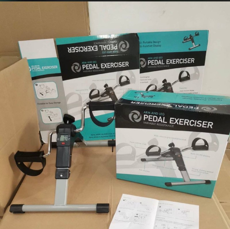 Arm and leg Pedal Exerciser Vélo d'exercice pliable pour les jambes et les bras