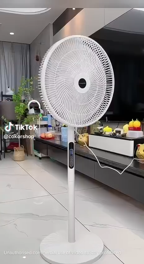 مروحة كهربائية مع جهاز تحكم عن بعد، مروحة أرضية Ventilateur électrique avec télécommande, ventilateur debout
