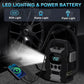 ضاغط هواء صغير قابل لإعادة الشحن Y-QB02 7500MAH Tire Inflator Mini Compresseur d’Air Rechargeable 150 PSI Écran LED
