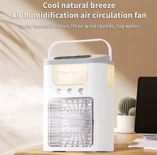 Mini Climatiseur Refroidisseur d'air personnel جهاز تبريد صامت، مروحة كهربائية صغيرة مكيف هواء صغير، مبرد هواء شخصي