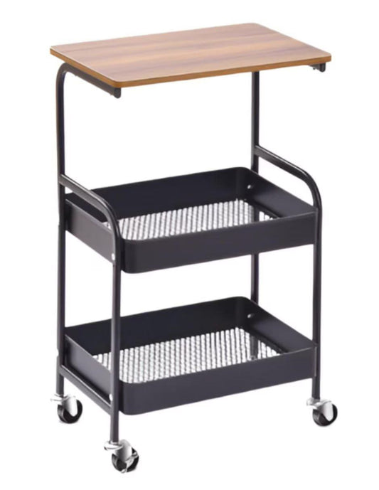 Chariot de rangement à 3niveaux MULTIFONCTIONAL STORAGE RACK عربة تخزين بثلاثة أرفف