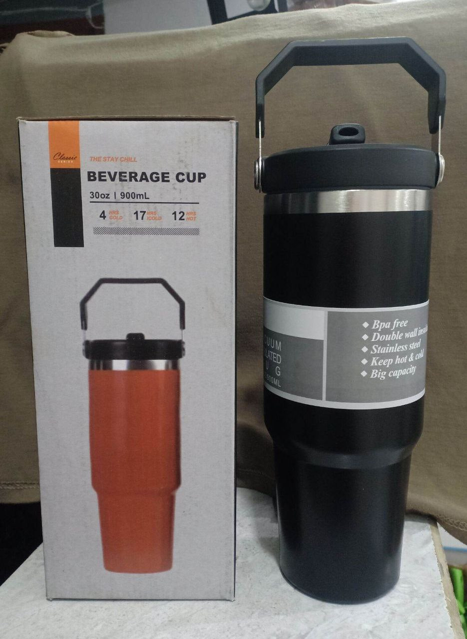 كوب مشروب Beverage Cup gobelet à boisson Termos Tumbler Viral 900mL