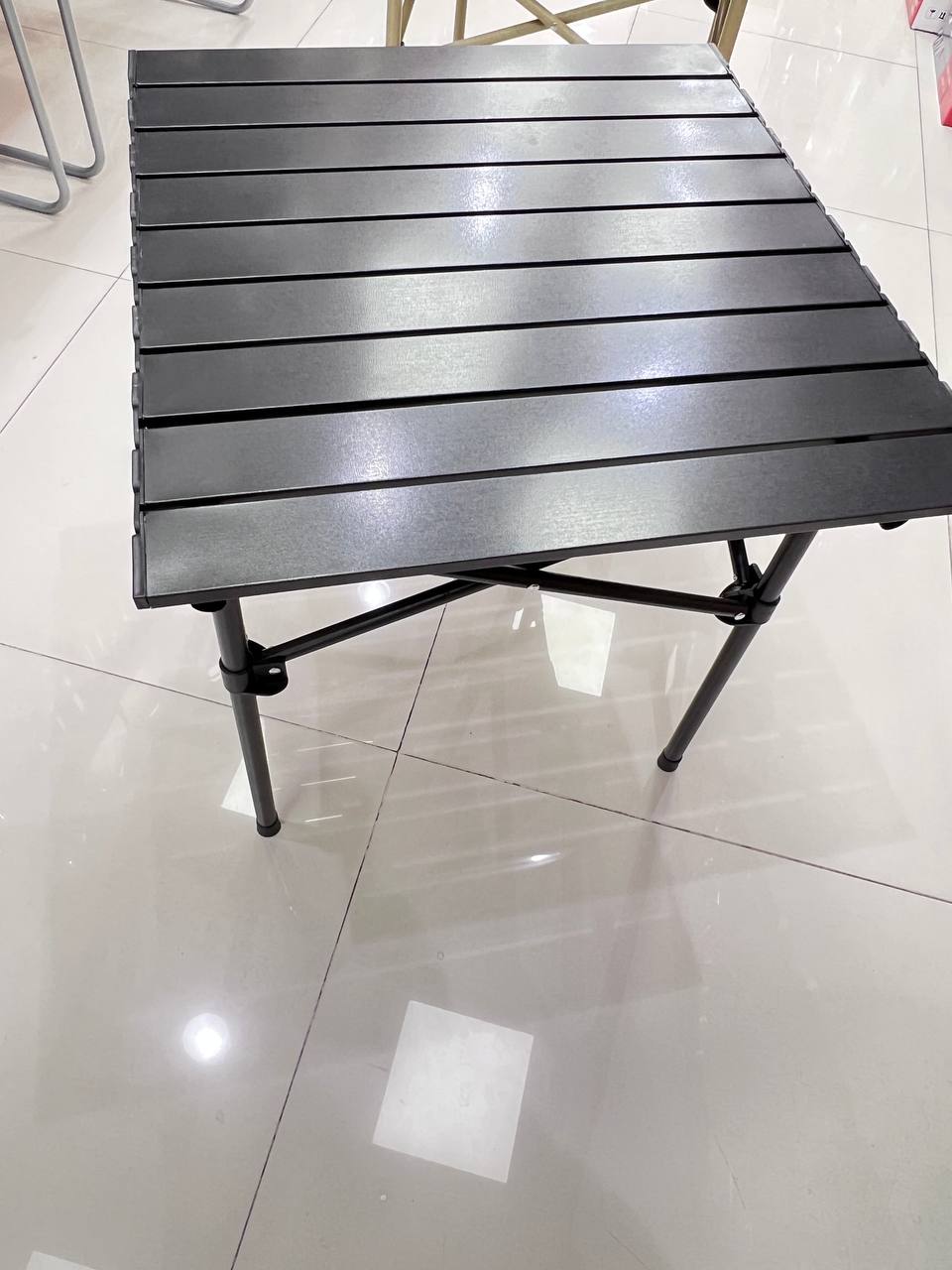 Table Portable en Alliage D'aluminium طابلة قابلة للطي طاولة خارجية محمولة من سبائك الألومنيوم مناسبة للمشي والتخييم 50x50cm