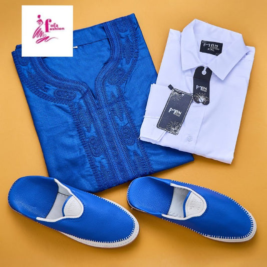 بلغة فاسية متقونة وكندورة رفيعة جوهرة وقميجة