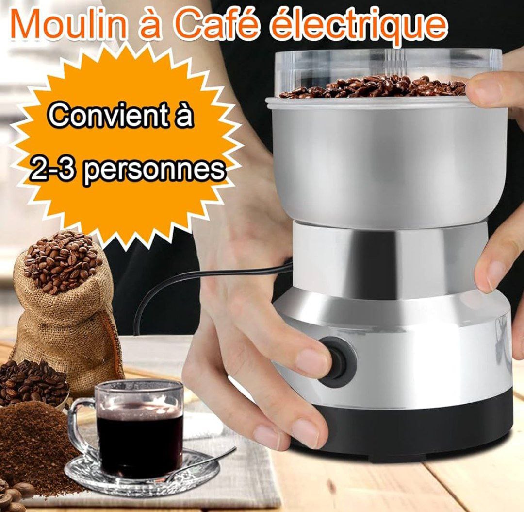 Electric Coffee Grinder Moulin à café électrique مطحنة القهوة الكهربائية