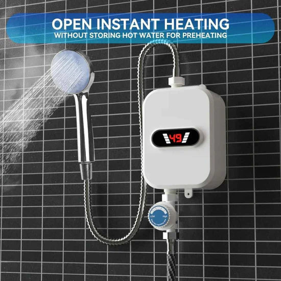سخان مياه كهربائي فوري مع دش Chauffe-eau électrique instantané avec douche