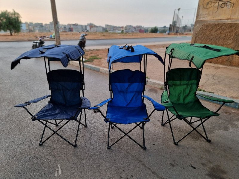 Premium Auto-Folding Canopy Chair كرسي التخييم الفاخر بالمظلة الأوتوماتيكية