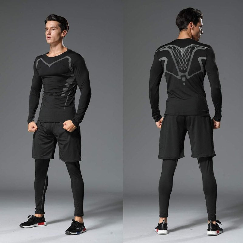 Three-piece suit Fitness  بدلة رياضية مكونة من 3 قطع