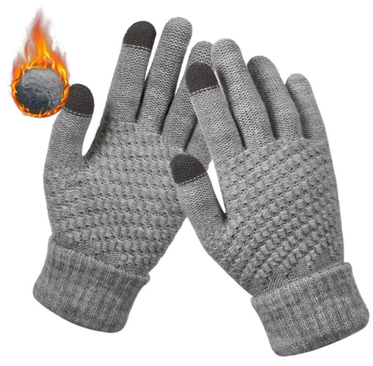 قفازات صوف شتوية دافئة، مقاومة للبرد والرياح Gants d'hiver en polaire, chauds, écran tactile, Anti-froid