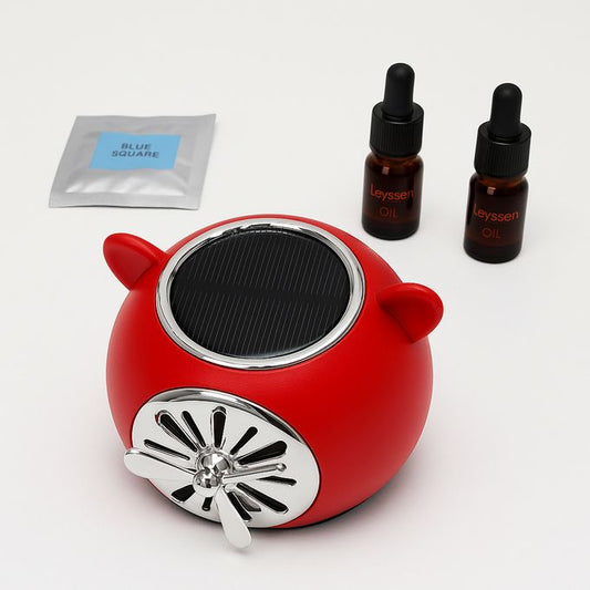 معطر هواء للسيارة يعمل بالطاقة الشمسية على شكل دب Diffuseur Voiture Solaire Aromathérapie en Forme d’Ours