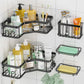 kit d'organisation de douche adhésif طقم منظم دش لاصق من Maxiffe، مصنوع من الفولاذ المقاوم للصدأ