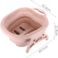 حوض تدليك الأقدام المرنة حوض قدم متعدد الوظائف Bassin de massage des pieds pliable Dazzle Color Multifunctional Foot Tub Bain de pieds multifonctionnel