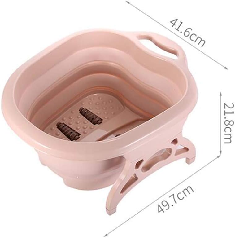 حوض تدليك الأقدام المرنة حوض قدم متعدد الوظائف Bassin de massage des pieds pliable Dazzle Color Multifunctional Foot Tub Bain de pieds multifonctionnel